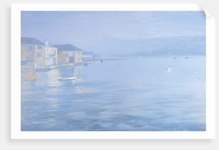 Salcombe - Misty Morning, 1998 by Jennifer Wright