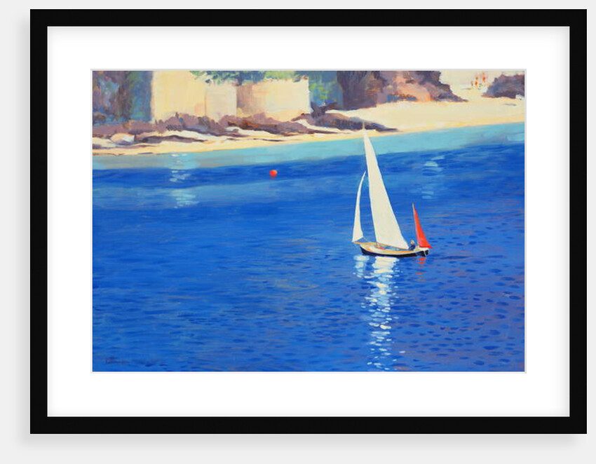 Salcombe - Yawl near Millbay, 1999 by Jennifer Wright