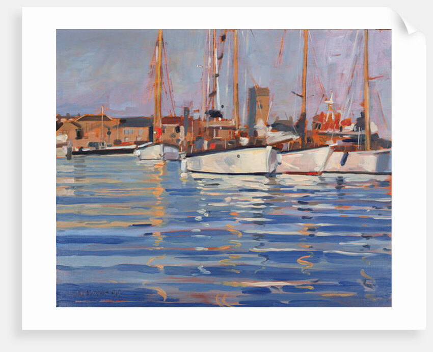 Isle of Wight - Old Gaffers, 2000 by Jennifer Wright