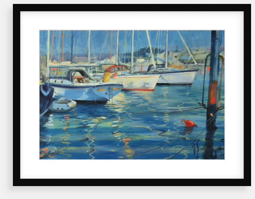 Isle of Wight - Yacht Reflections, 2010 by Jennifer Wright