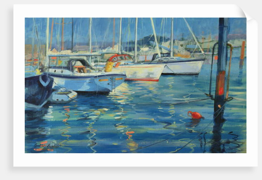 Isle of Wight - Yacht Reflections, 2010 by Jennifer Wright