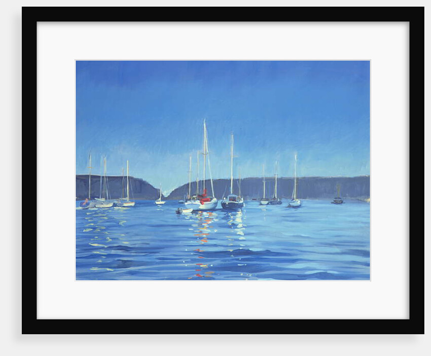 Salcombe - Yachts - Twilight by Jennifer Wright