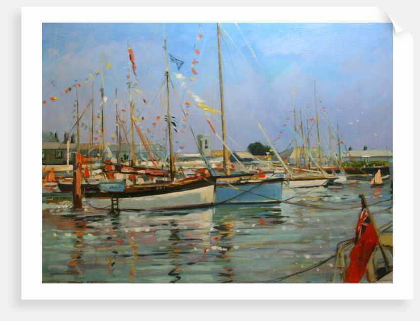 Old Gaffers, Yarmouth, Isle of Wight, 2011 by Jennifer Wright