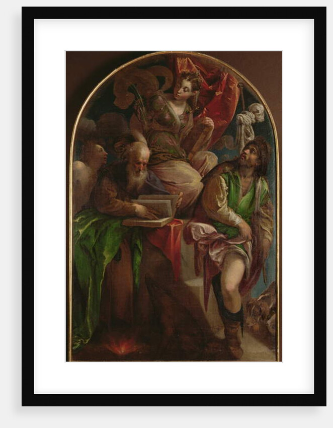 St. Justina of Padua Enthroned with St. Sebastian, St. Anthony Abbot and St. Roch, c.1557-60 by Jacopo Bassano