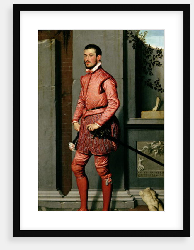 Portrait of Gian Gerolamo Grumelli, Italian statesman and noble, 1560 by Giovanni Battista Moroni