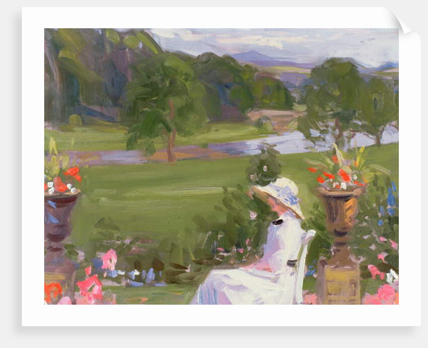 Jean Cadell at Dalserf, 1912 by Francis Campbell Boileau Cadell