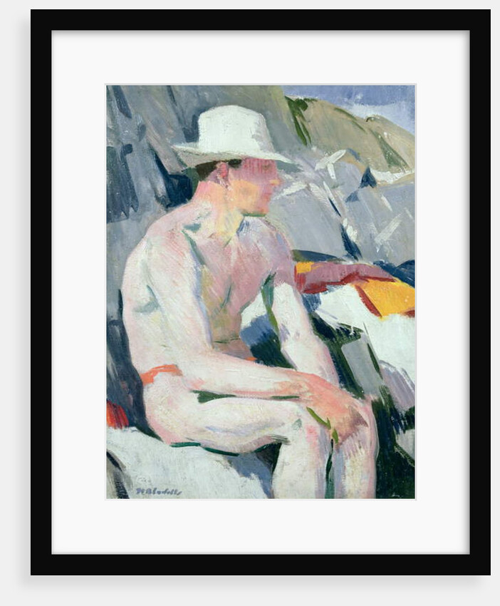 Bather in a White Hat by Francis Campbell Boileau Cadell