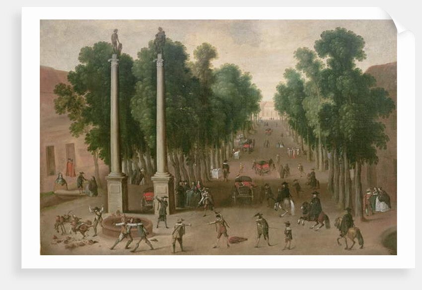 A Market Square in Seville, c.1650 by Juan Bautista Martinez del Mazo