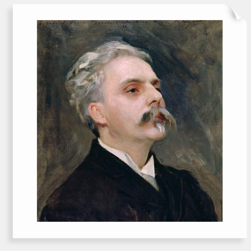Portrait of Gabriel Faure by John Singer Sargent