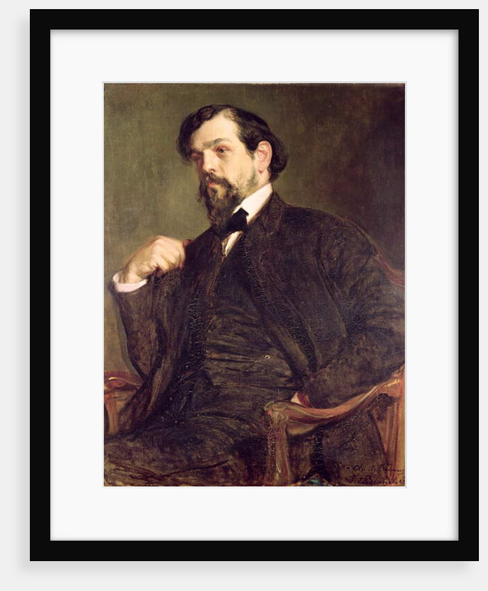 Portrait of Claude Debussy 1902 by Marcel Andre Baschet