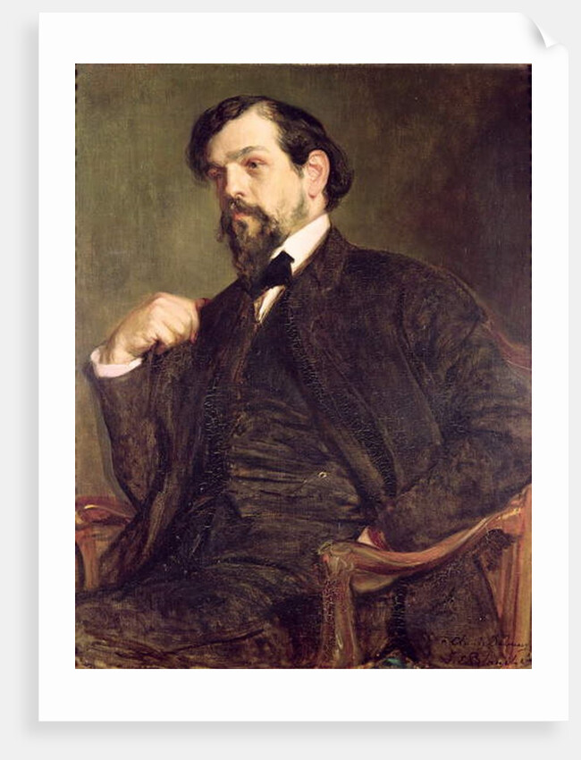 Portrait of Claude Debussy 1902 by Marcel Andre Baschet