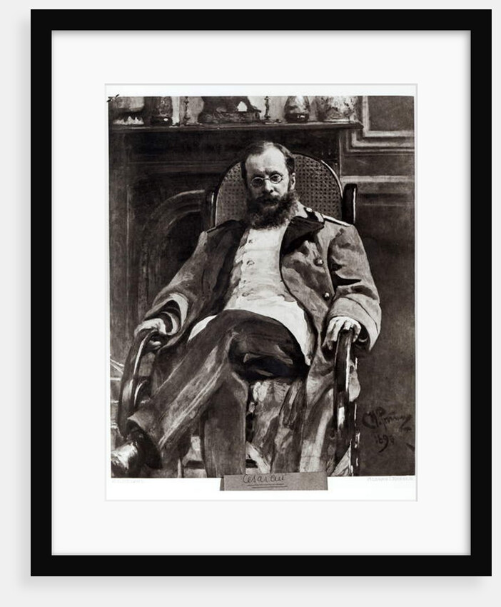 Portrait of Cesar Cui 1890 by Ilya Efimovich Repin