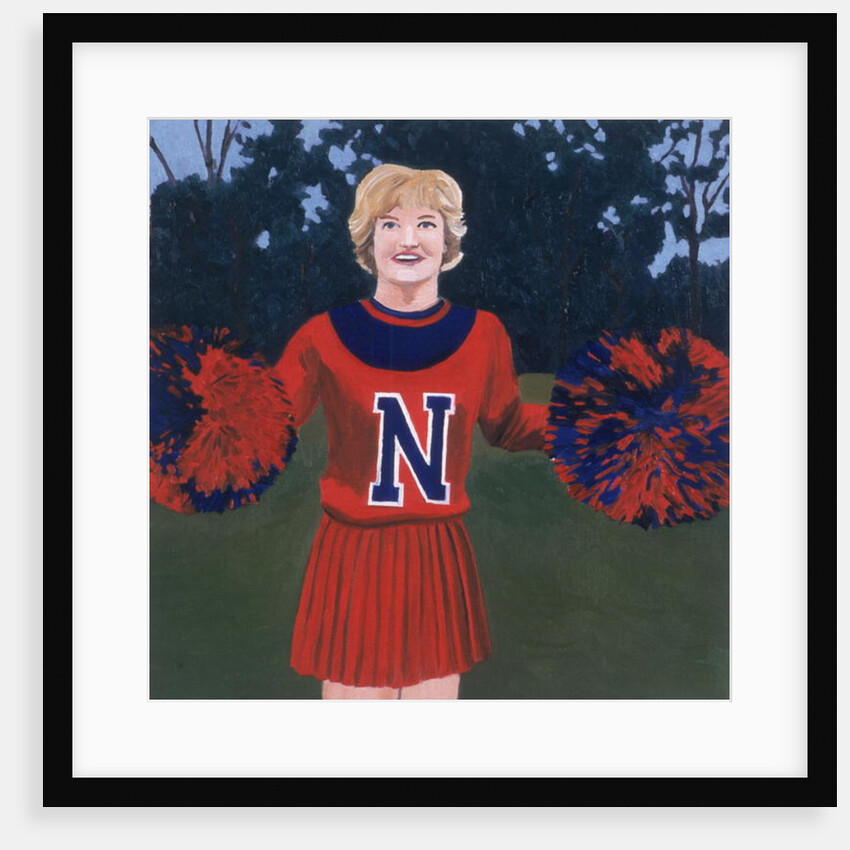 N Cheerleader, 2000 by Joe Heaps Nelson