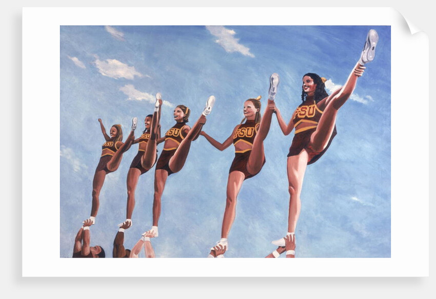 Florida State Cheerleaders, 2002 by Joe Heaps Nelson