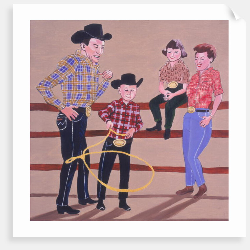 Cowboy Family, 2001 by Joe Heaps Nelson