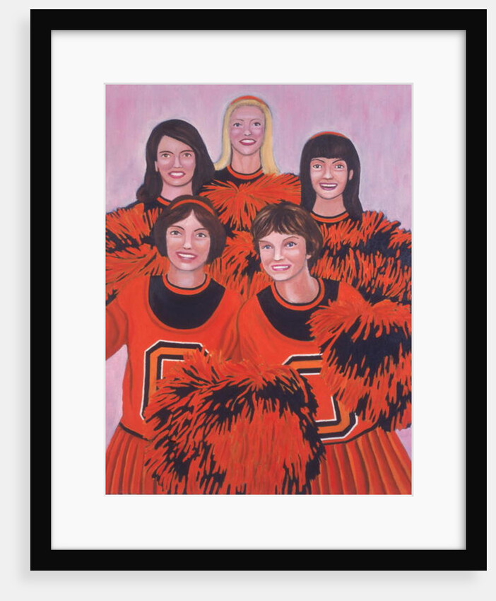 Oregon State Cheerleaders, 2002 by Joe Heaps Nelson