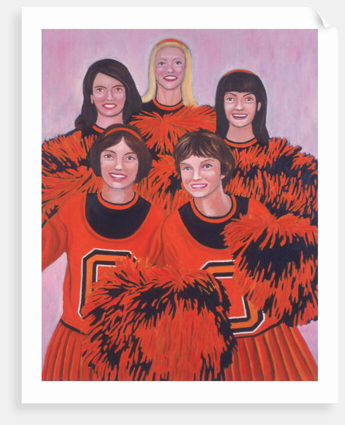 Oregon State Cheerleaders, 2002 by Joe Heaps Nelson