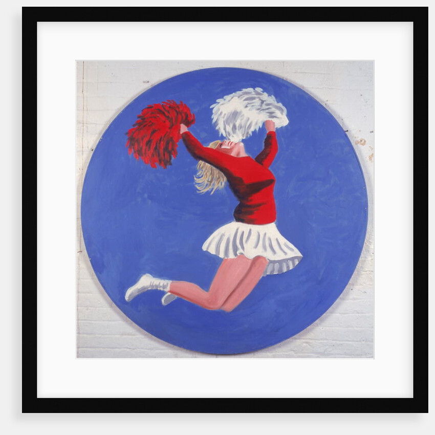 Cheerleader Tondo, 2001 by Joe Heaps Nelson