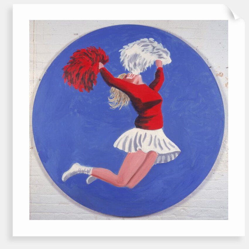 Cheerleader Tondo, 2001 by Joe Heaps Nelson