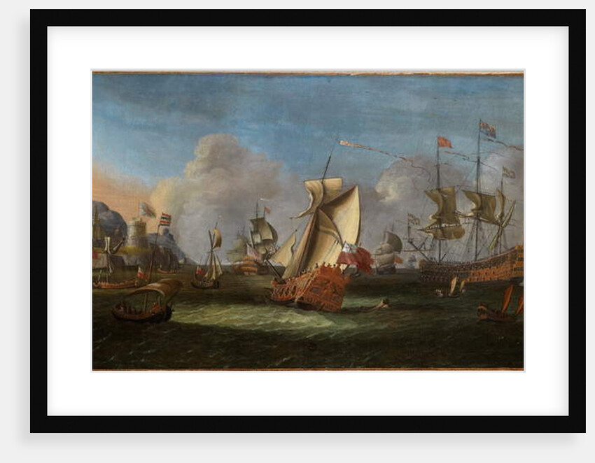 King William III off the Coast of Ireland, June 1690 by Willem van der Hagen