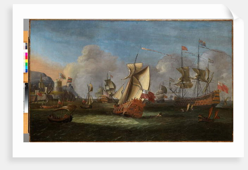 King William III off the Coast of Ireland, June 1690 by Willem van der Hagen
