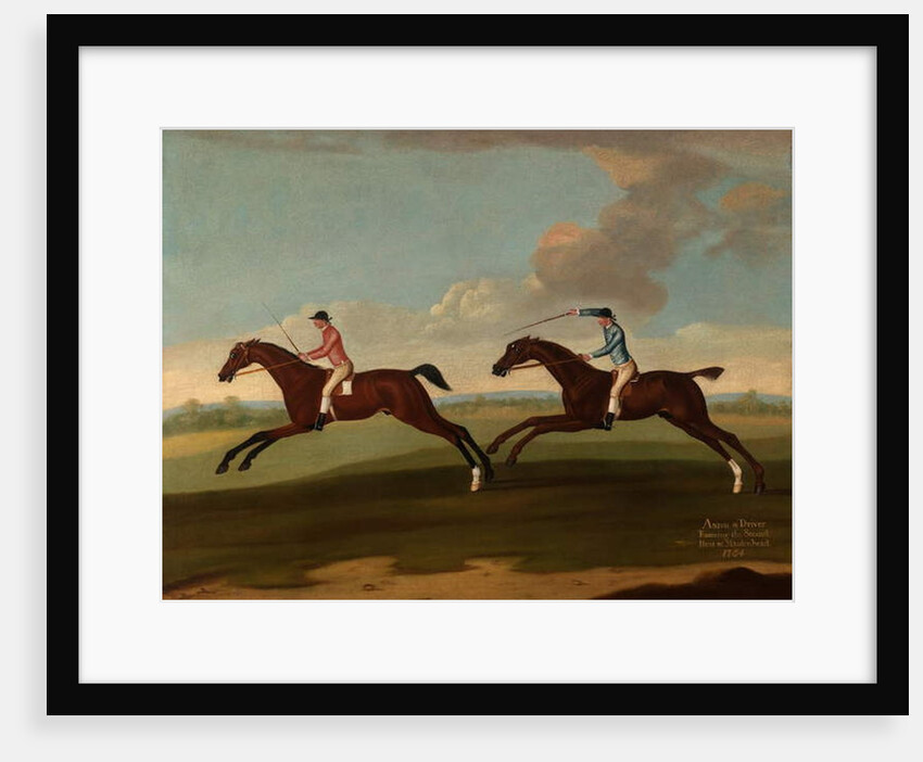 Aaron and Driver Running the Second Heat at Maidenhead, 1754 by Richard Roper