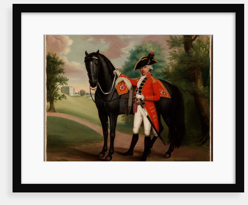 Portrait of a gentleman in military uniform by Thomas Peat