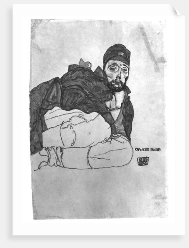 A Sick Russian, 1915 by Egon Schiele