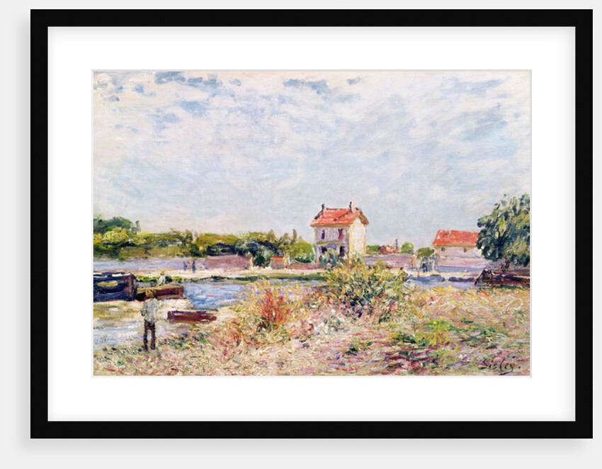 The Loing at Saint-Mammes, 1885 by Alfred Sisley