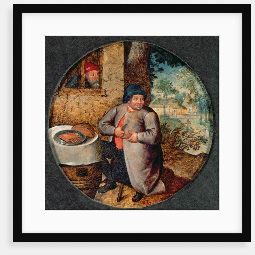 Flemish Proverb: Gluttony by Pieter the Younger Brueghel