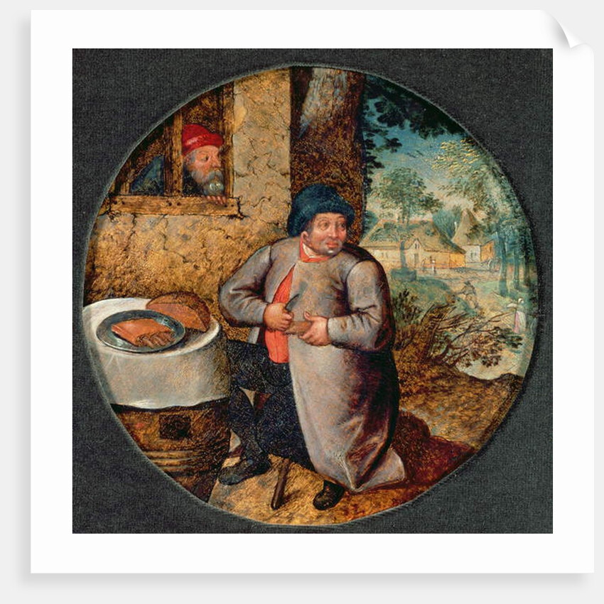 Flemish Proverb: Gluttony by Pieter the Younger Brueghel