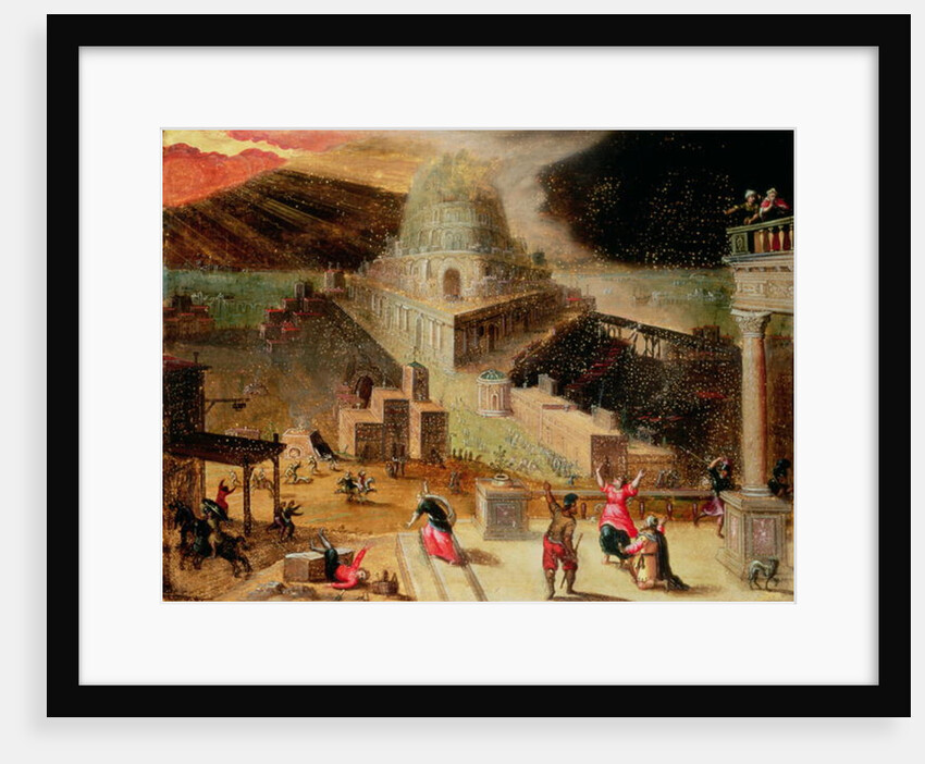 The Destruction of the Tower of Babel by Hendrick van Cleve