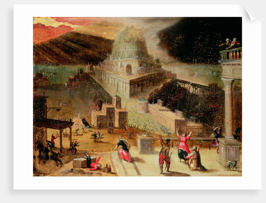 The Destruction of the Tower of Babel by Hendrick van Cleve