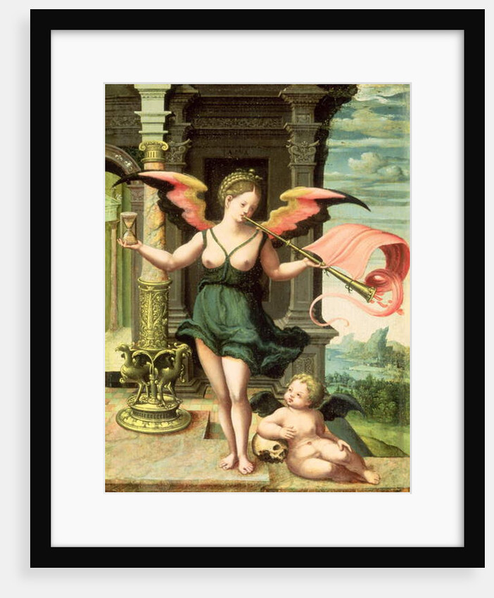 An Allegory of Fame by Master of the Female Half Lengths