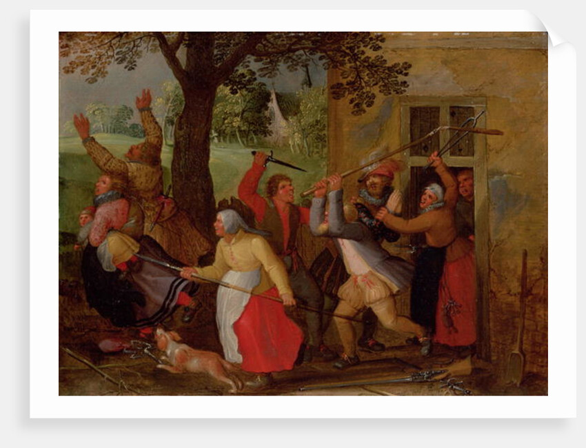 Country Pub Brawl by David Vinckboons