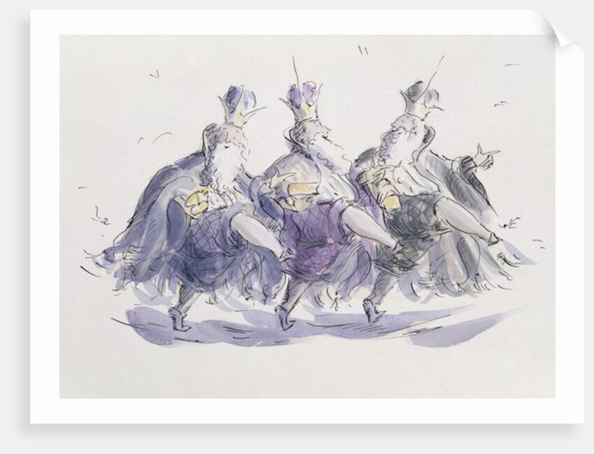 Three Kings Dancing a Jig by Joanna Logan