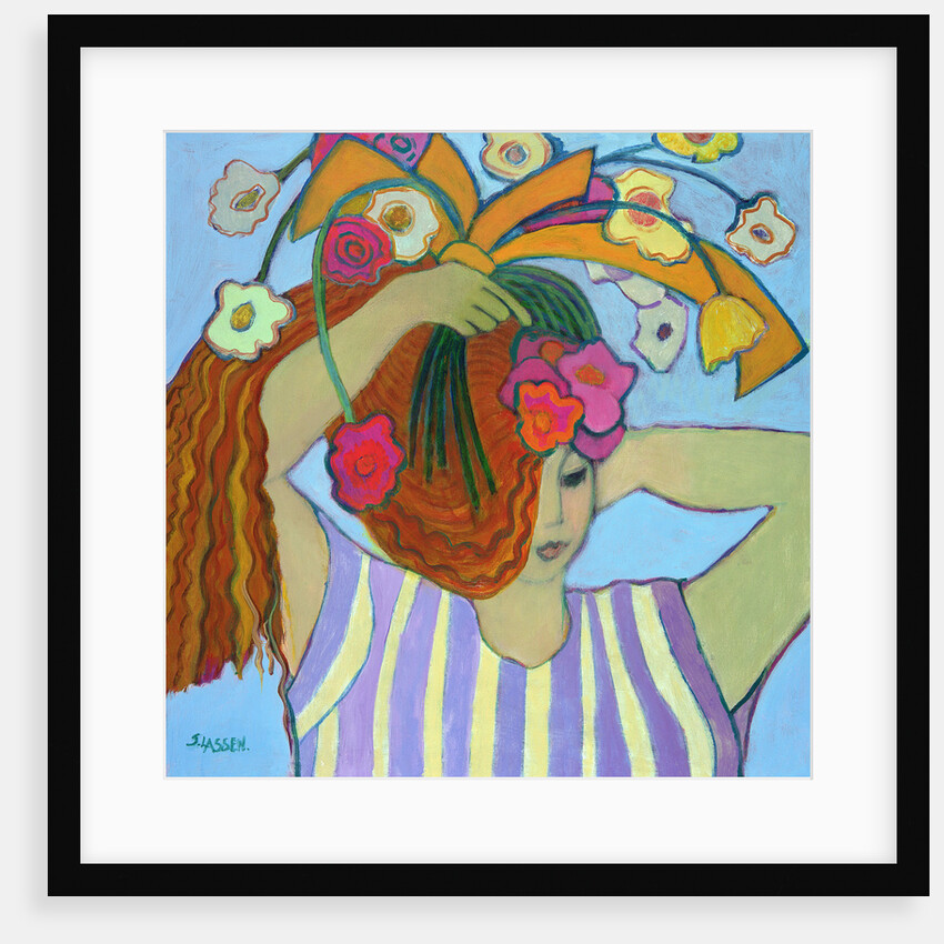 Flowers in Her Hair, 2003-04 by Jeanette Lassen