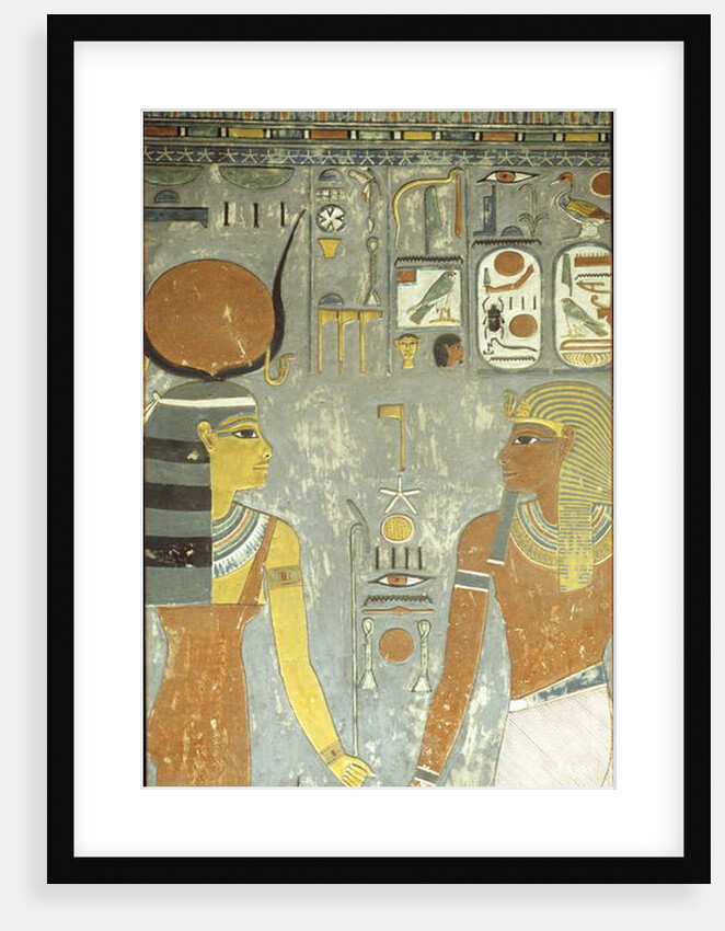 Horemheb and Hathor by Egyptian 18th Dynasty