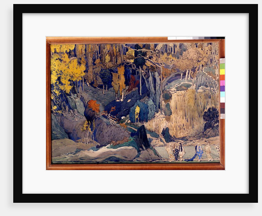 Set design for 'Prelude to the Afternoon of a Faun', 1912 by Leon Bakst