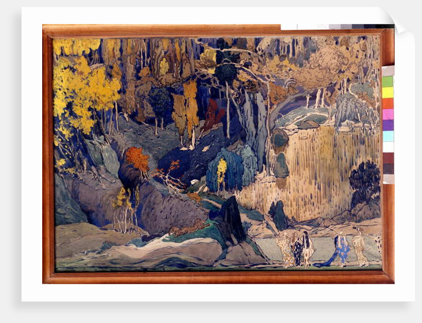 Set design for 'Prelude to the Afternoon of a Faun', 1912 by Leon Bakst