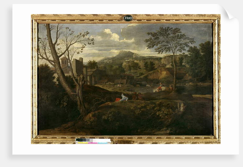 Ideal landscape, 17th century by Nicolas Poussin