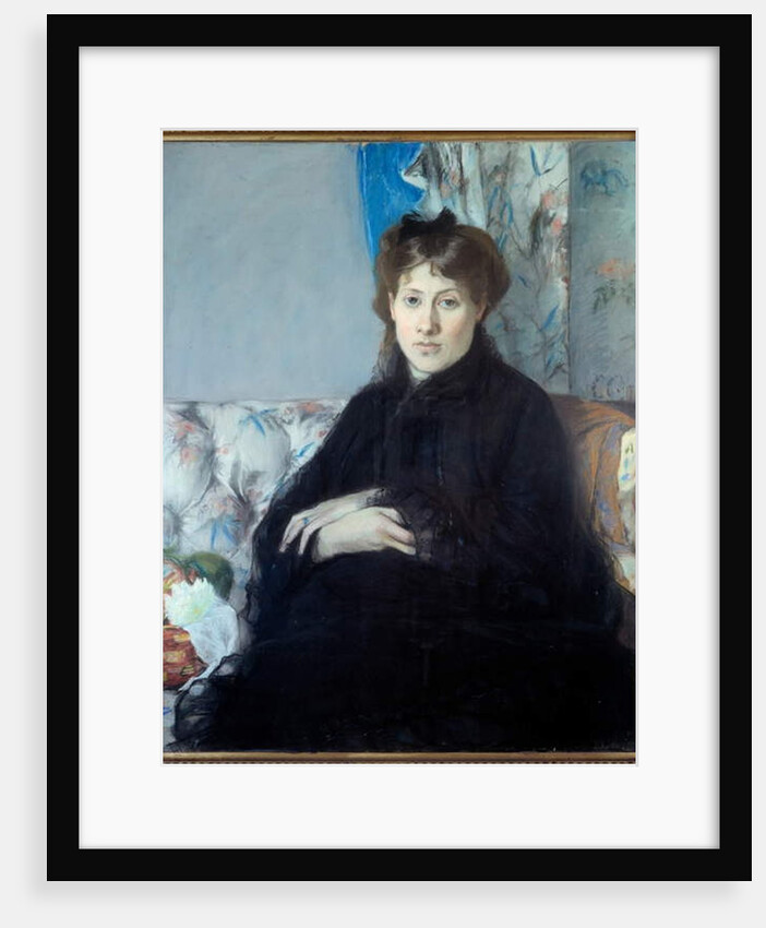Portrait of Madame Edma Pontillon, nee Morisot sister of the artist, 1871 by Berthe Morisot