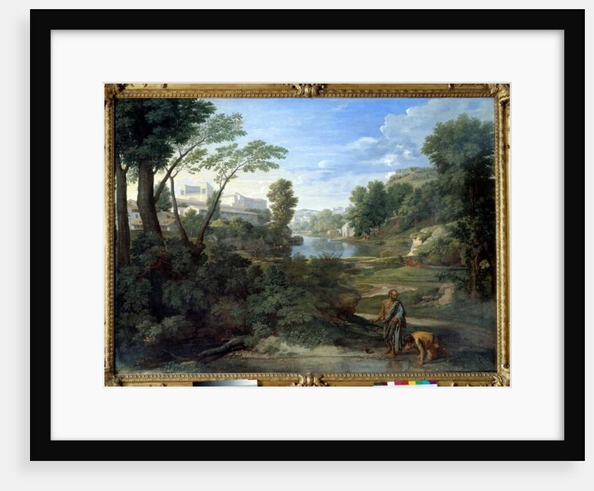 Diogene throwing his ecvil, 1648 by Nicolas Poussin