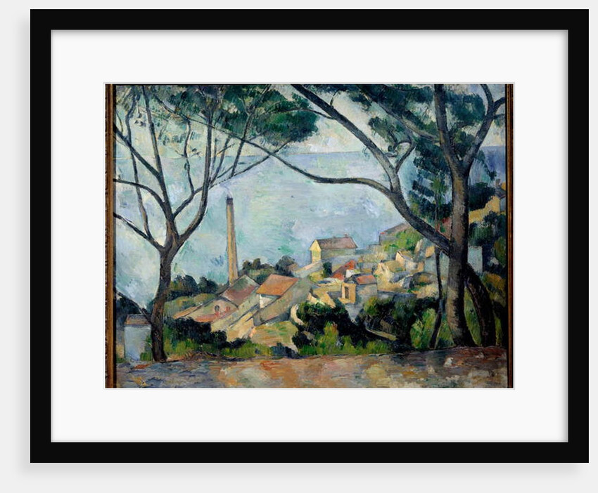 The sea has L'Estaque, 1879 by Paul Cezanne