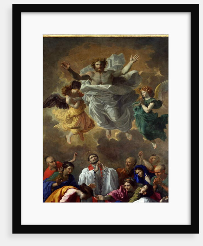 Saint Francois Xavier revives a young girl in Japan by Nicolas Poussin