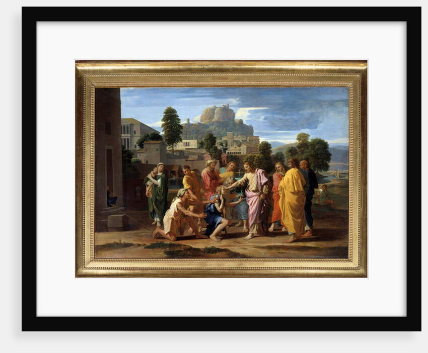 The blind of Jericho or the Christ waging the blind, 1650 by Nicolas Poussin
