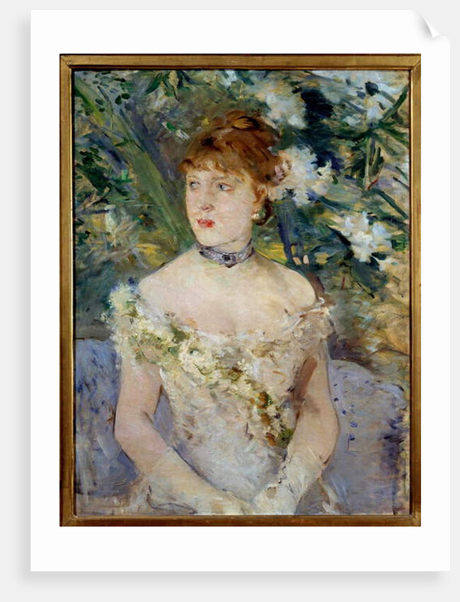 Young Woman in Ball Toilet by Berthe Morisot