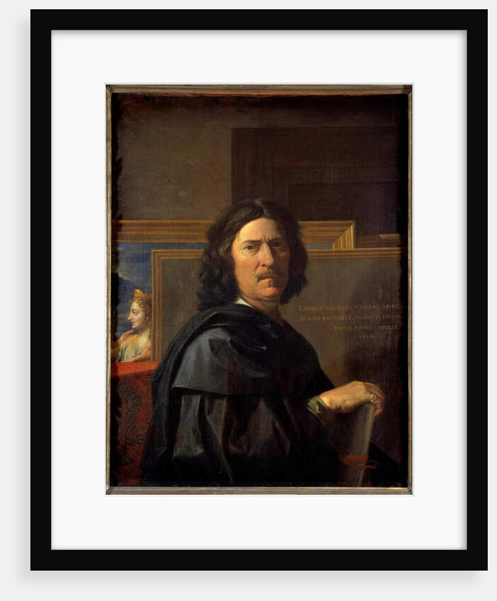Self-portrait at the age of 56, 1650 by Nicolas Poussin