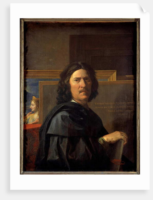 Self-portrait at the age of 56, 1650 by Nicolas Poussin