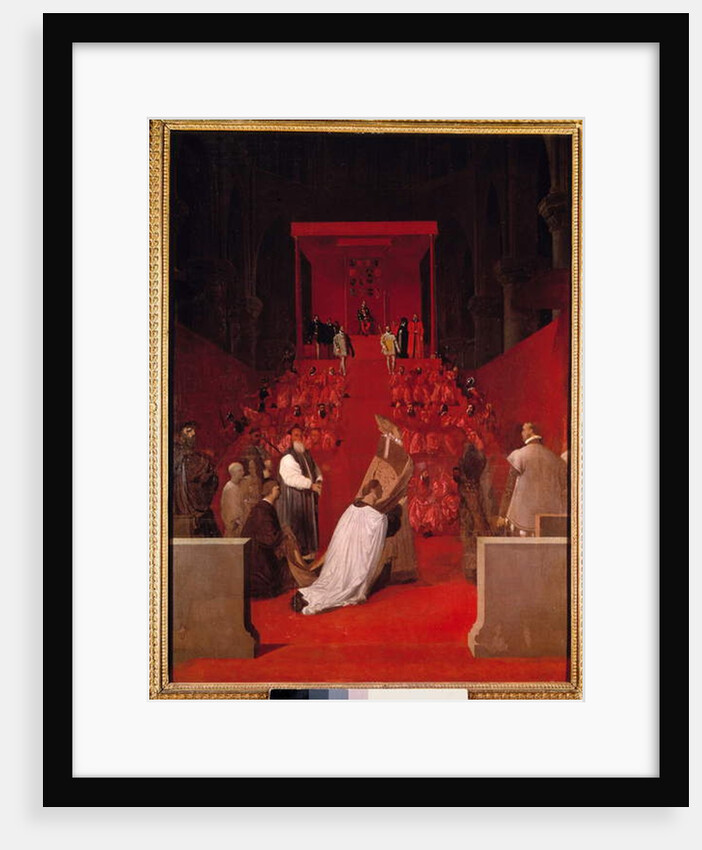 The Duke of Alba has the Church of St, 1815 by Jean Auguste Dominique Ingres